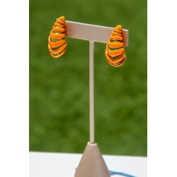 Orange Open Teardrop