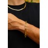 «Jemma» Link Gold Plated Bracelet