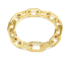 Polish Gold Paperclip Bracelet