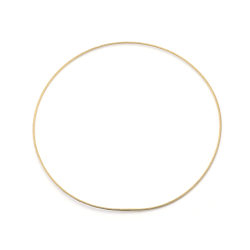 Gold Cable Wire Chain Necklace