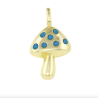 Turquoise Mushroom Charm