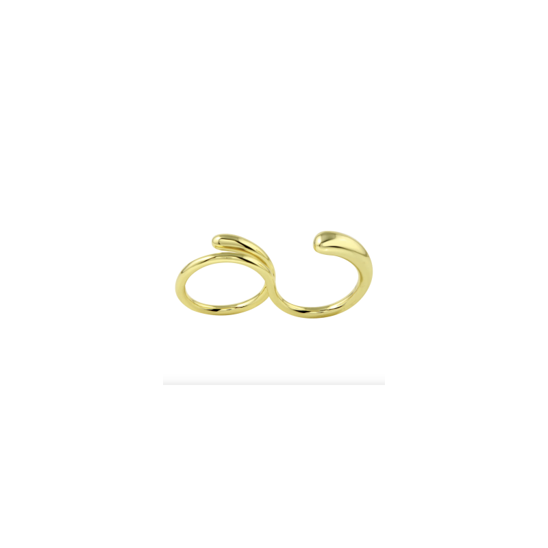 Double Wave Ring