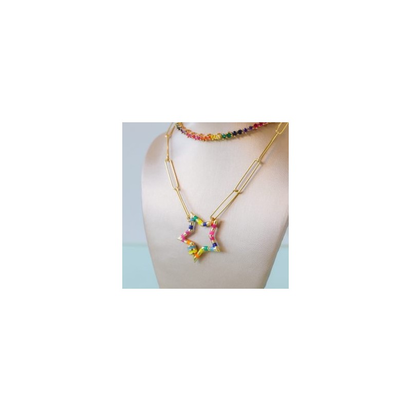 MultiColor Star Chain