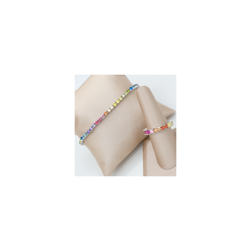 Thin Rainbow Bracelet