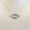 Rainbow Eye Necklace