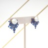 Blue Pearl Earring