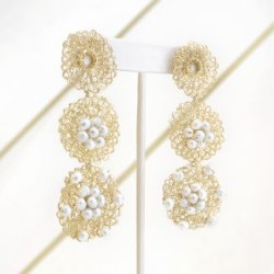 Flower Pearl Earring