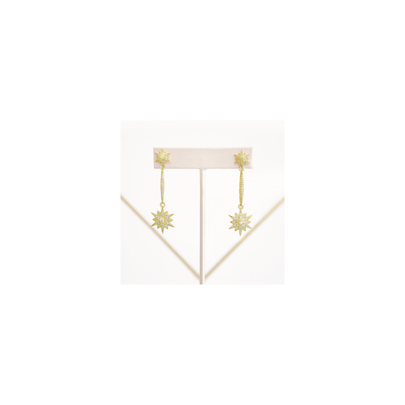 Aretes Doble Estrella