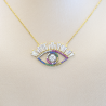 Rainbow Eye Necklace