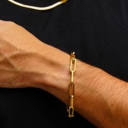 «Jemma» Link Gold Plated Bracelet